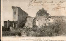 70...HAUTE SAONE...BRION LAISY....RUINES DU CHATEAU DE CHAZEU.........ECRIT E .. .. . . ‹(•¿• )› - Autres & Non Classés