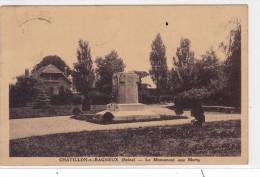 92 CHATILLON-s-BAGNEUX  - Le Monument Aux Morts   RARE - Châtillon
