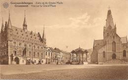 Cpa: GEERAARDSBERGEN - GRAMMONT  Zicht Op De Groote Markt (kiosque-kiosk) - Geraardsbergen