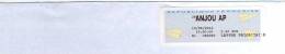 Vignette D'affranchissement GAPA Agence Postale Communale Isère ANJOU AP - 2000 Type « Avions En Papier »