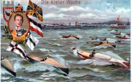 OLD POSTCARD   Segelregatta Im Jahr 1906    "Die  Kieler  Woche" - Kiel