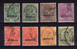 India - 1932/1936 - Officials (Part Set) - Used - 1911-35  George V