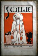 Croatian Magazine "SMILJE"  No. 4 From 1930. -  Front Cover  St. Nicholas - Book Covers