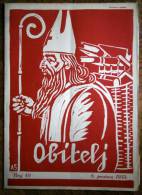 Croatian Magazine "OBITELJ"  No. 49 From 1935. -  Front Cover  St. Nicholas - Copertine Di Libri