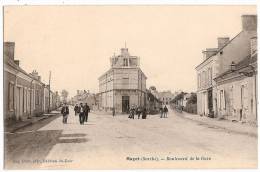 CPA Mayet Boulevard De La Gare 72 Sarthe - Mayet