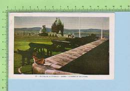 QUEBEC  ( UN COIN DE LA CITADELLE ) L. AUDET ANIMÉ  POSTCARD CARTE POSTALE - Québec - La Citadelle