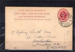 CAPE OF GOOD HOPE 1900 LETTER TO ENGLAND - Cap De Bonne Espérance (1853-1904)