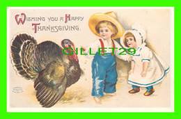 THANKSGIVING - WISHING YOU A HAPPY THANKSGIVING - TWO CHILDREN - - Thanksgiving
