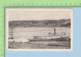 CHICOUTIMI Canada (LE PORT ET LE SS. ST IRÉNÉE STEAMER 1910 ENVIRON )BATEAU QUEBEC POSTCARD CARTE POSTALE - Chicoutimi