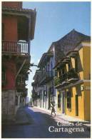 Lote PEP217, Colombia, Postal, Postcard, Cartagena, Calles Sector Amurallado - Kolumbien