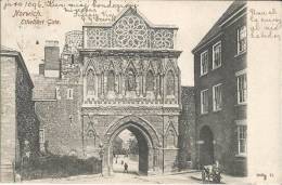 Norwich Ethelbert Gate  Royaume -Uni  Post Card 1907 - Norwich