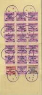 CHINA CHINE 1949.9.13  REVENUE STAMP DOCUMENT SURCH. “USE LIMITED TO SHANGHAII CITY” - Andere & Zonder Classificatie