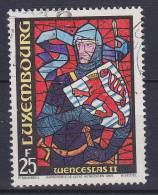 Luxembourg 1989 Mi. 1229     25 Fr Glasfenster Wenzel II. (1361-1419) Deutscher Kaiser - Gebraucht