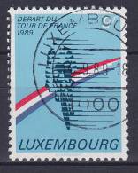 Luxembourg 1989 Mi. 1224     9 Fr Start Der Tour De France Radrennfahrer Flaggenband Cycling - Usati