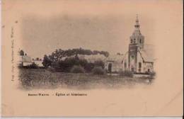 BELGIQUE :BASSE-WAVRE.(Brabant Wallon.):~1900:Eglise Et Séminaire.Non écrite.Parfaite. - Waver