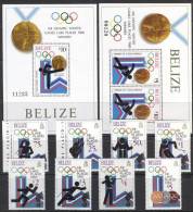 BELIZE  - OLYMPIC LAKE PLACID - OLYMPIC SPORTS - MEDALS - **MNH  - 1979 - Invierno 1980: Lake Placid