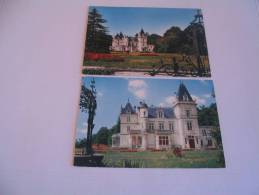 EL- 2 CARTES CHATEAU DE LIGNIERES.. - Rouillac