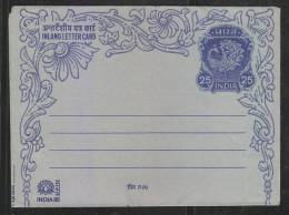 INDIA  - 89 Stamps Exhibition Commemorative  Inland Letter Card #  42919   Indien Inde - Aérogrammes