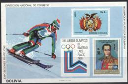 BOLIVIA - OLYMPIC LAKE PLACID  - **MNH  - 1980 - Winter 1980: Lake Placid