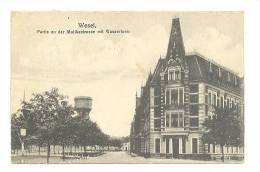 WESEL - Partie An Der Moltkestrasse Mit Wasserturm - Kleine Format  (Y101)hon - Wesel