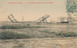 ( CPA 92)  GENNEVILLIERS  /  Le Pont Transbordeur Après L' Accident - - Gennevilliers