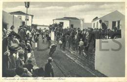 PORTUGAL - AÇORES - TERCEIRA - TOURADA A CORDA - 1940 PC - Açores