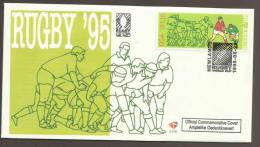 South Africa FDC - 1995 6.34b Rugby World Cup In South Africa - Storia Postale