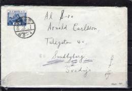 JAPAN 1933 LETTER TO SWEDEN - Cartas & Documentos