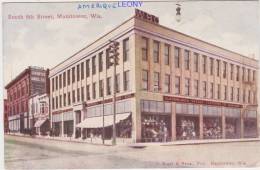 CPSM 9X14   De MANITOWOC , WIS -  SOUTH 8th STREET - - J. BIGEL & SONS, Pub.. - Altri & Non Classificati