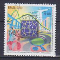## Brazil 2010 BRAND NEW Rs 2.00 13th Conference GPSPA - Used Stamps