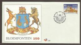 South Africa FDC 6.30 1996 Bloemfontein 150 Anniversary Architecture - Storia Postale