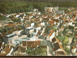 52 - CHATEAUVILLAIN - Vue Générale Aérienne - L'Ecole. (CPSM) - Chateauvillain