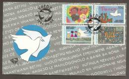 South Africa FDC 6.3a - 1994 Peace Campaign Childrens Paintings - Storia Postale