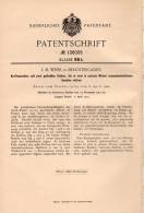 Original Patentschrift - J.M. Weiss In Berchtesgaden , 1901 , Kraftmaschine Mit Zwei Getheilten Kolben !!! - Tools