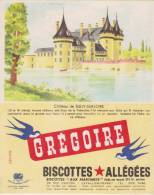Buvard Biscottes Grégoire Château Sully Sur Loire - Bizcochos