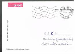 Carte 125 Néerlandais De 1991, Oblitérée Meeuwen-Gruitrode - Avis Changement Adresse