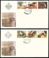 BULGARIA \ BULGARIE - 2012 - Chevaux - 2 FDC - FDC