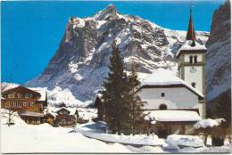 GRINDEWALD - Dorfpartie Mit Kirche, Wetterhorn - Wald