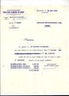 Entête  15/06/1928  -  BRUXELLES  -  Société  Forestière  &  Minière  Du  CONGO - 1900 – 1949