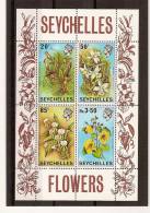 Seychelles Seychellen 1970 Yvertn° Bloc 1 *** MNH Cote 200 FF Flore Bloemen Flowers - Seychellen (...-1976)