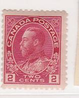 CANADA N° 94 2C ROUGE GEORGE V NEUF AVEC CHARNIERE - Unused Stamps