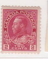 CANADA N° 94 2C ROUGE GEORGE V NEUF AVEC CHARNIERE - Nuevos