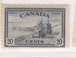 CANADA N° 222 GRIS FAUCHEUSE LIEUSE  NEUF AVEC CHARNIERE - Nuevos