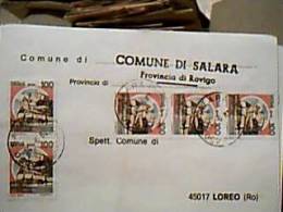 SALARA PAESE ROVIGO   TIMBRO DEL COMUNE  VB1987 DZ7721 - Rovigo