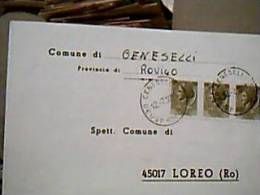 CENESELLI  PAESE ROVIGO   TIMBRO DEL COMUNE  VB1981 DZ7727 - Rovigo
