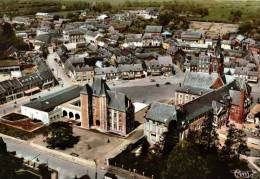 CPSM CREVECOEUR LE GRAND , Centre Bourg - Crevecoeur Le Grand