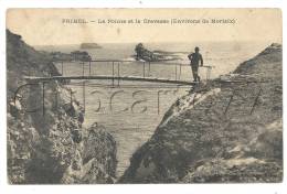 Primel (29) : La Passerelle De La Pointe Env 1910 (animée). - Primel