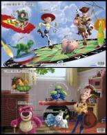 CHINA -TAIWAN 2012 - Disney, Toy Story 3 - 2 BF Neufs // 2 Mnh Sheetlets - Poupées