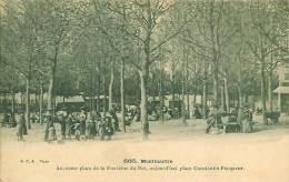 75 PARIS 18e Ancienne Place De La Fontaine Du But , Aujourd'hui Place Constantin-Pecqueur - Arrondissement: 18