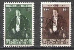 Liechtenstein - 1956 - Y&T 309-312 - Oblitéré - Gebraucht